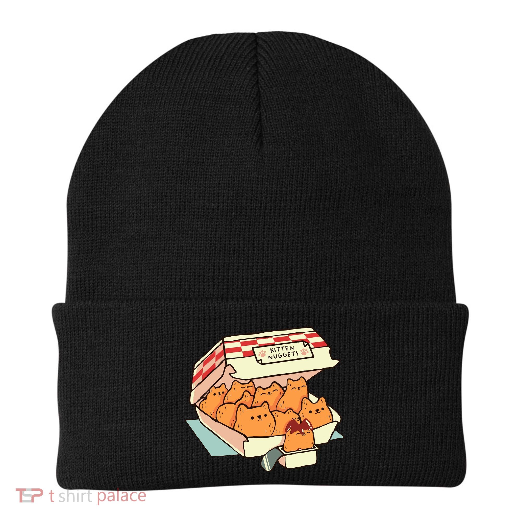 Kitten Nuggets Fast Food Cat By Tobe Fonseca Beanie