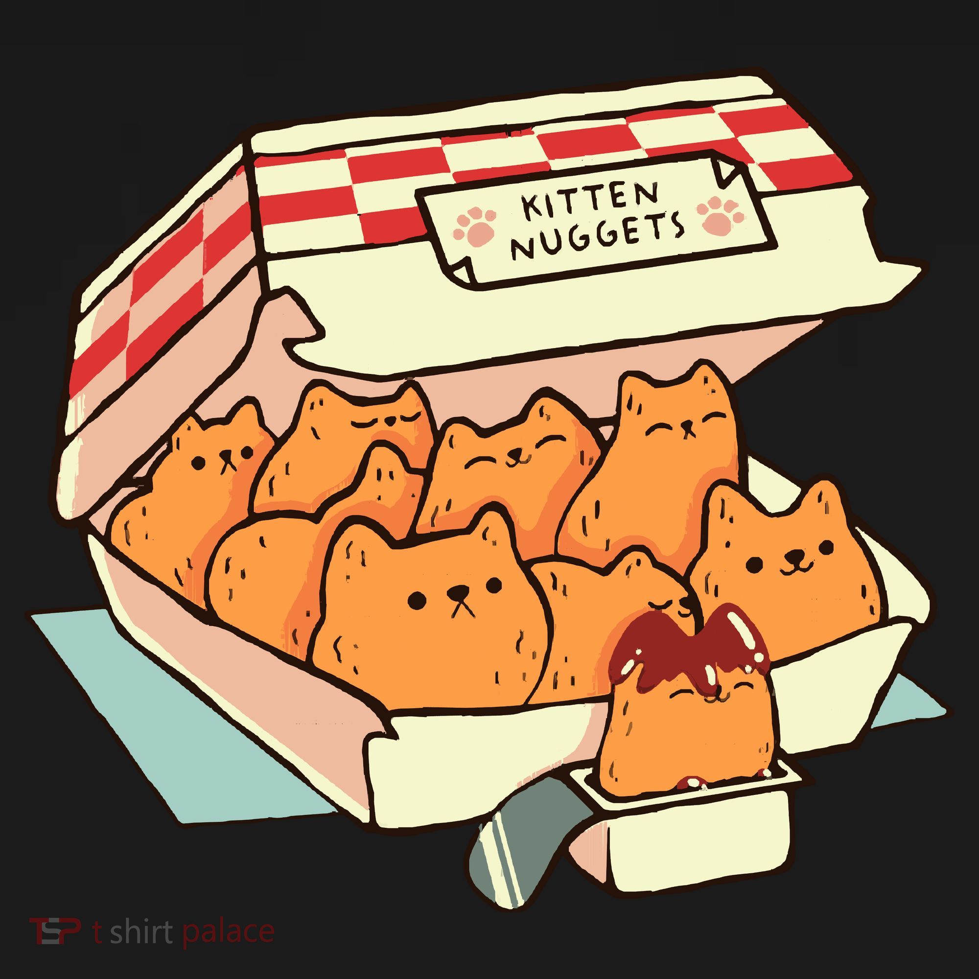 Kitten Nuggets Fast Food Cat By Tobe Fonseca Women's Hoodie