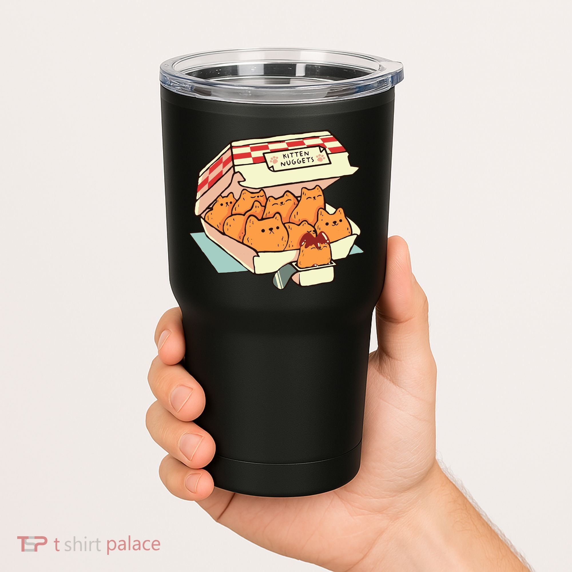 Kitten Nuggets Fast Food Cat By Tobe Fonseca Tumbler