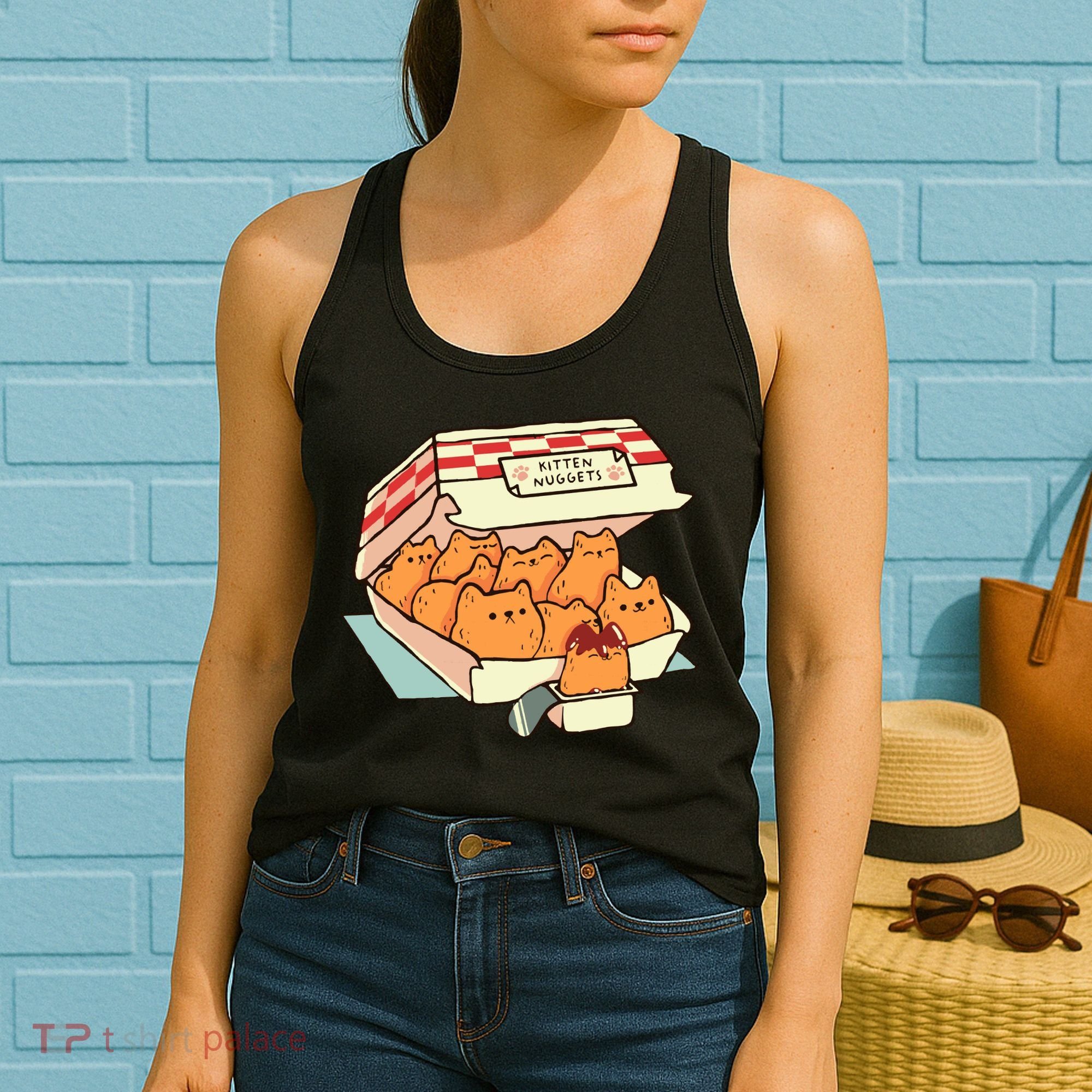 Kitten Nuggets Fast Food Cat By Tobe Fonseca Women's Tank Top