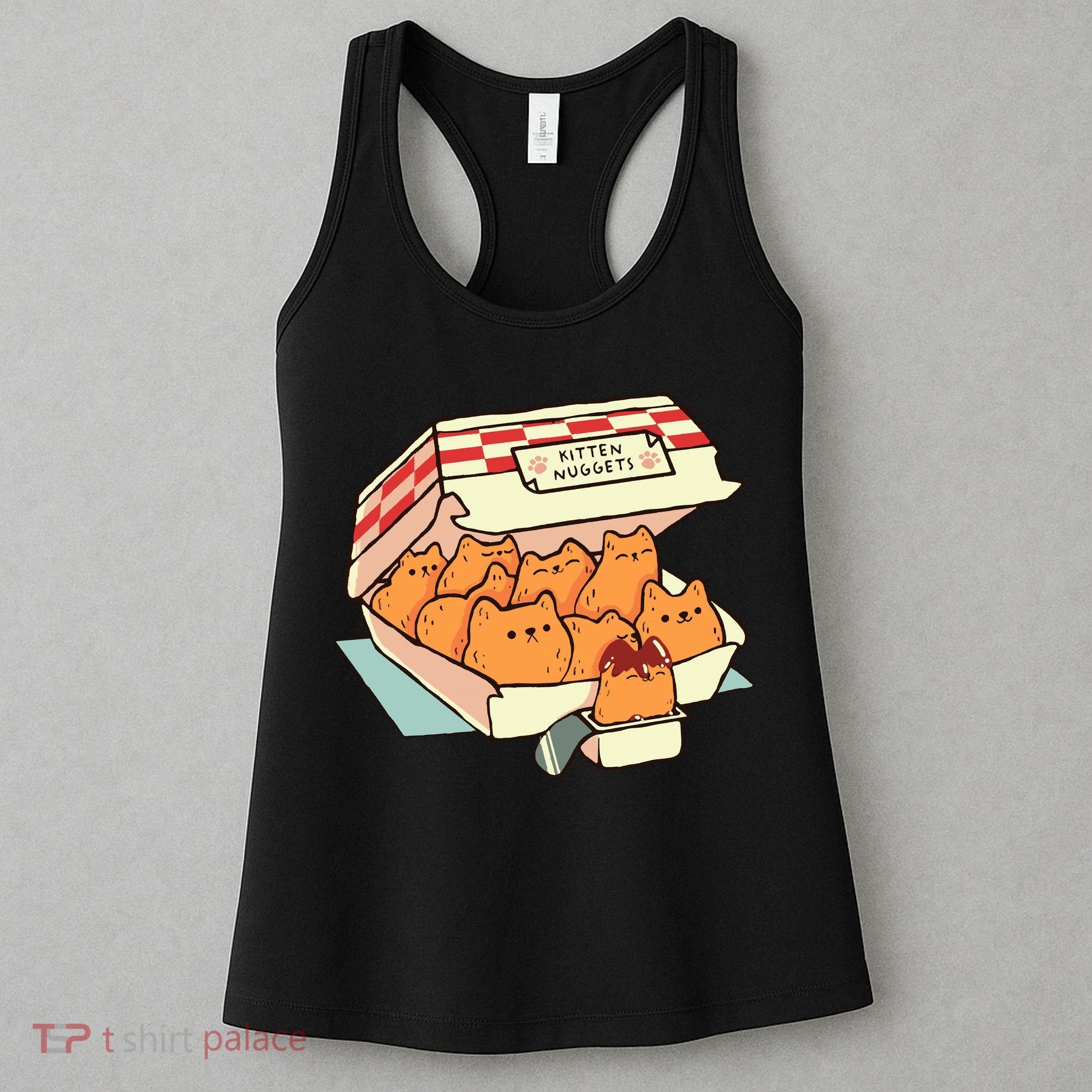 Kitten Nuggets Fast Food Cat By Tobe Fonseca Women's Tank Top