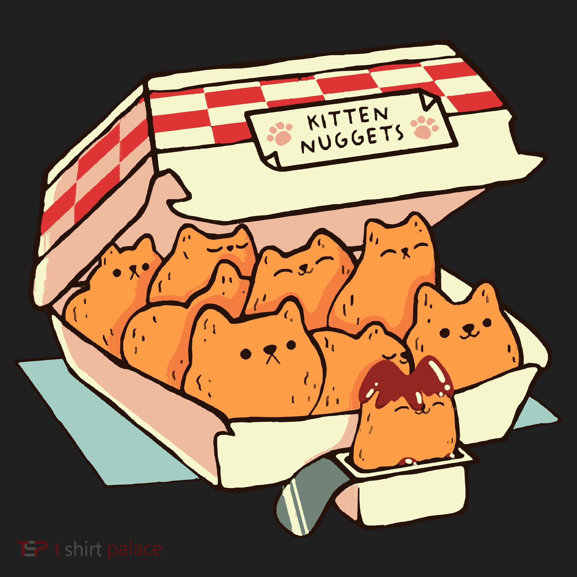 Kitten Nuggets Fast Food Cat By Tobe Fonseca Hat