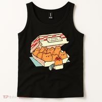 Kitten Nuggets Fast Food Cat By Tobe Fonseca Tank Top thumb 2