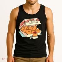 Kitten Nuggets Fast Food Cat By Tobe Fonseca Tank Top thumb 3