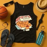 Kitten Nuggets Fast Food Cat By Tobe Fonseca Tank Top thumb 4