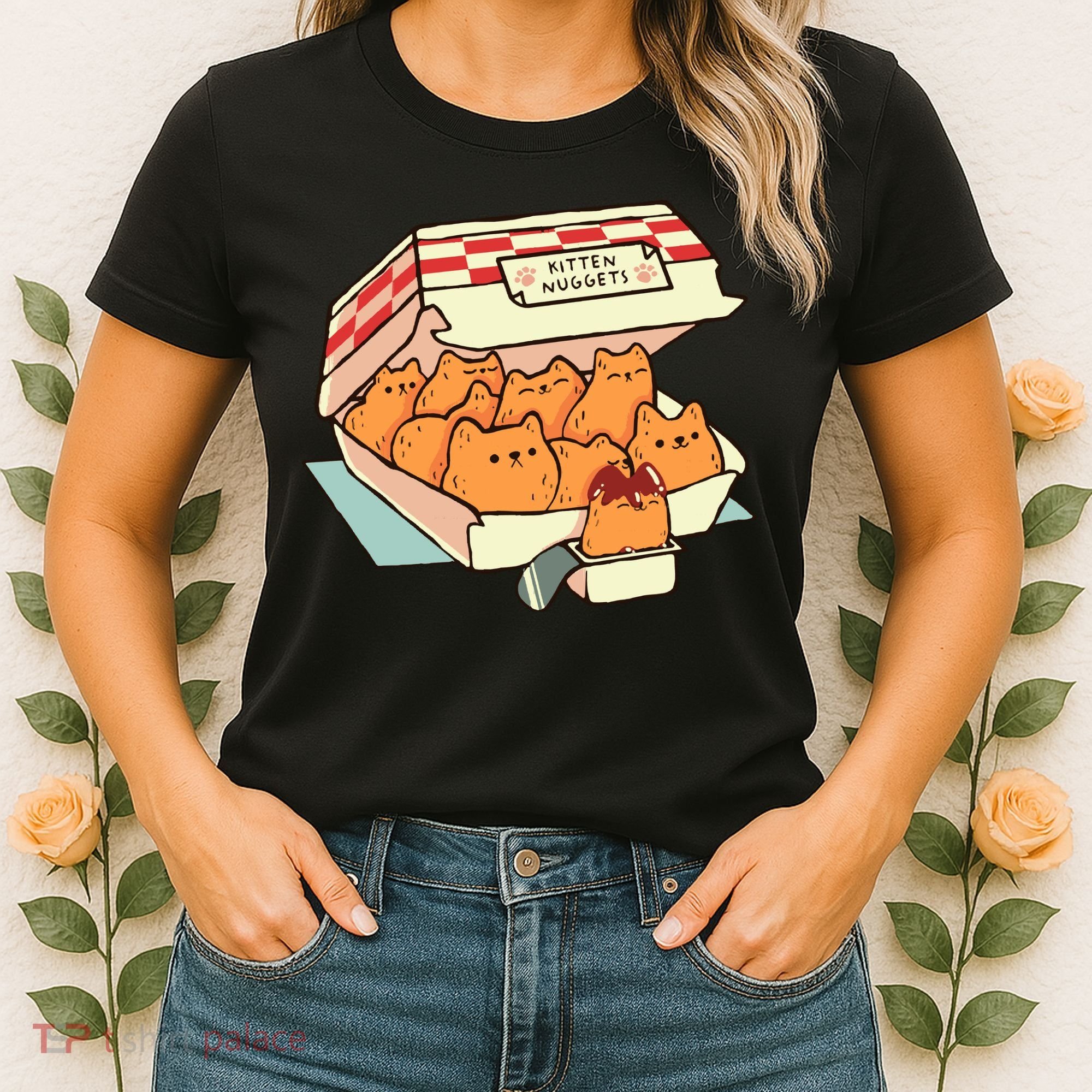 Kitten Nuggets Fast Food Cat By Tobe Fonseca Women's T-Shirt