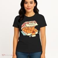 Kitten Nuggets Fast Food Cat By Tobe Fonseca Women's T-Shirt thumb 4