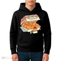 Kitten Nuggets Fast Food Cat By Tobe Fonseca Kids Hoodie thumb 4