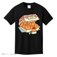 Kitten Nuggets Fast Food Cat By Tobe Fonseca Kids T-Shirt thumb 0