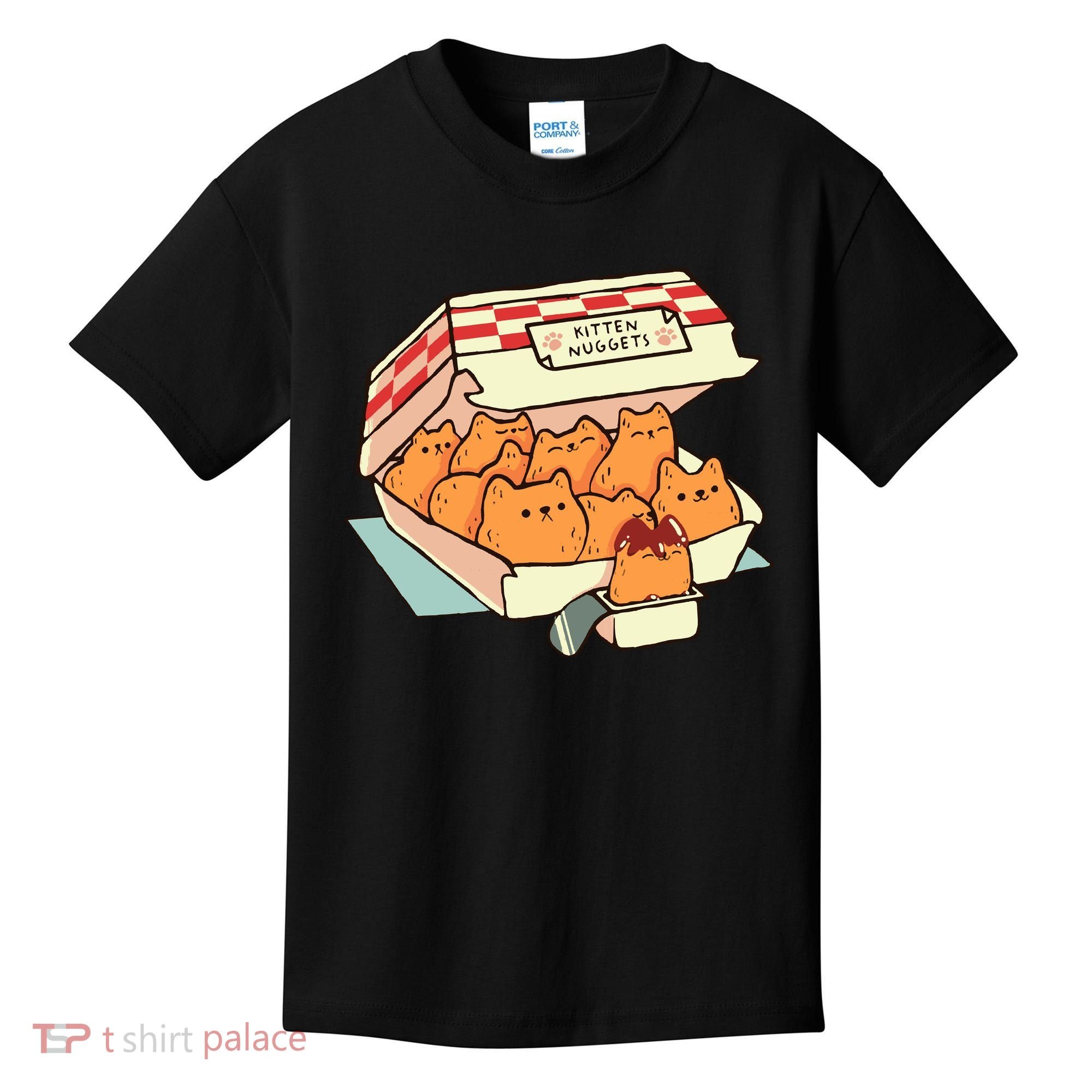 Kitten Nuggets Fast Food Cat By Tobe Fonseca Kids T-Shirt