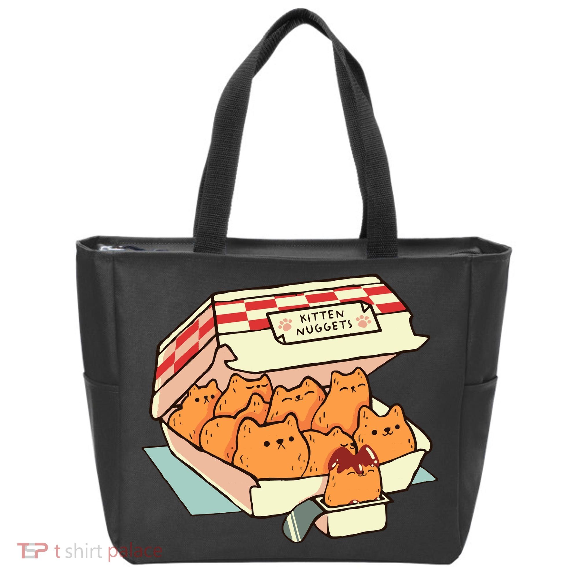 Kitten Nuggets Fast Food Cat By Tobe Fonseca Tote Bag
