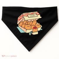 Kitten Nuggets Funny Cat Lover Gift USA-Made Doggie Bandana thumb 0