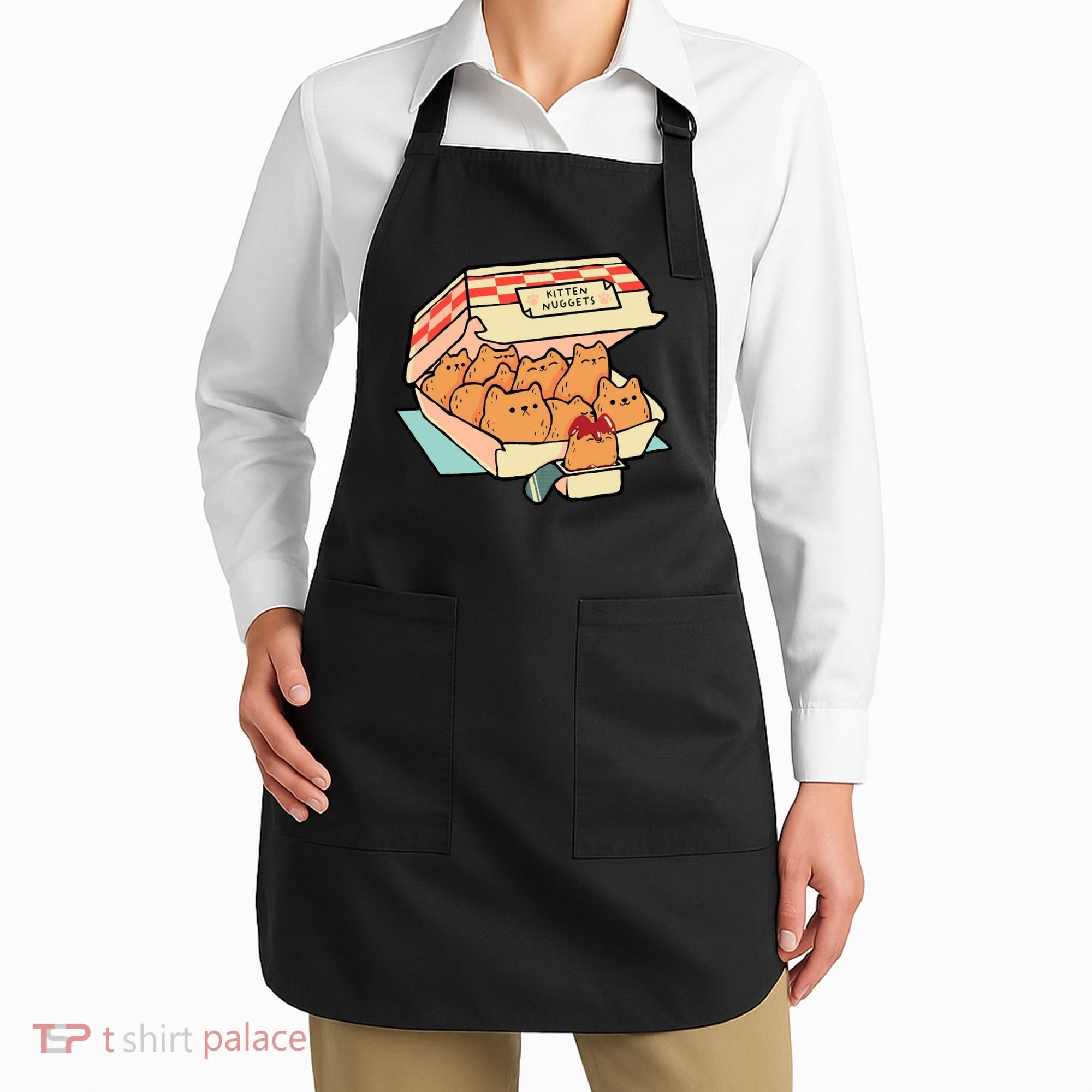 Kitten Nuggets Funny Cat Lover Gift Apron