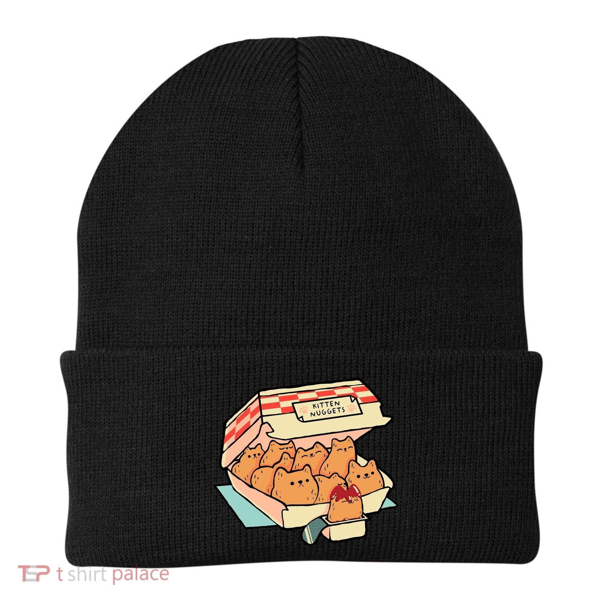 Kitten Nuggets Funny Cat Lover Gift Beanie
