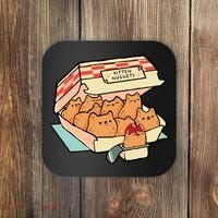 Kitten Nuggets Funny Cat Lover Gift Coaster thumb 0