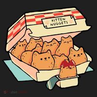 Kitten Nuggets Funny Cat Lover Gift Golf Towel thumb 3