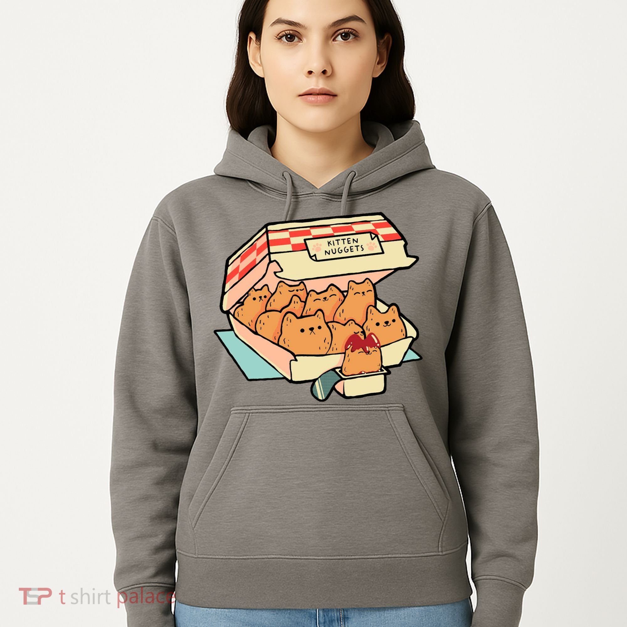 Kitten Nuggets Funny Cat Lover Gift Hoodie