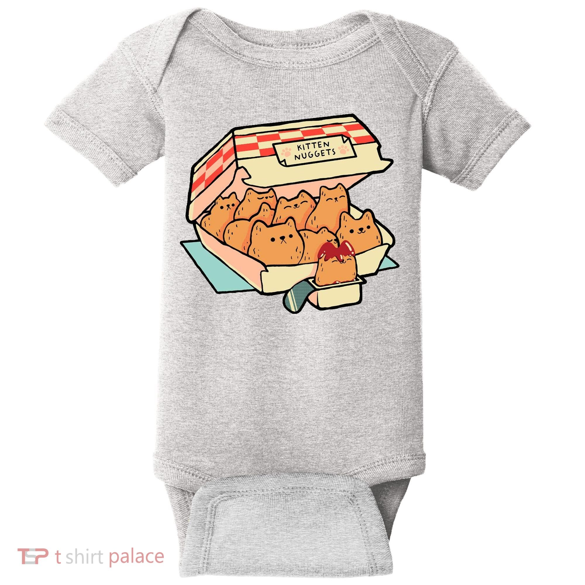 Kitten Nuggets Funny Cat Lover Gift Baby Bodysuit