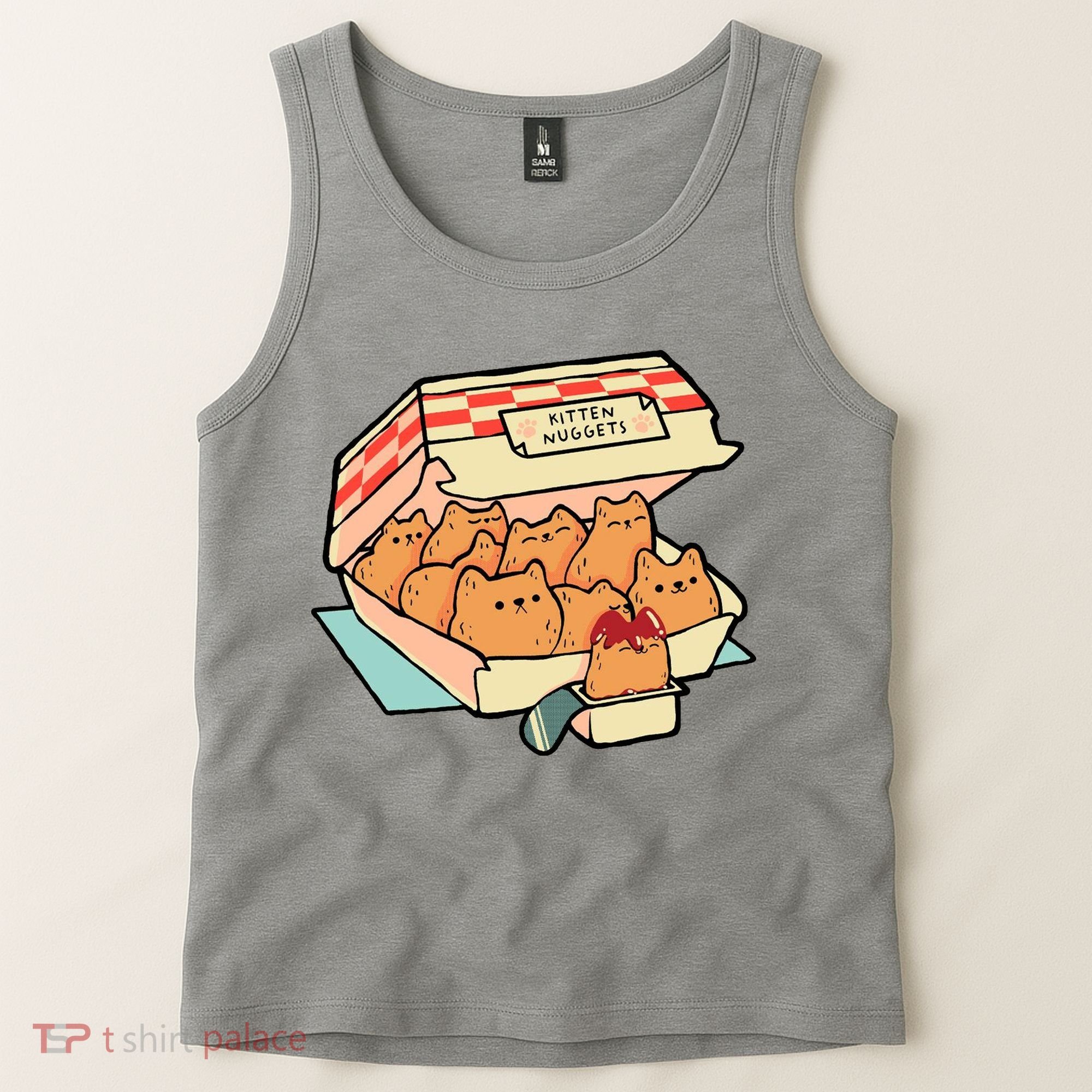Kitten Nuggets Funny Cat Lover Gift Tank Top