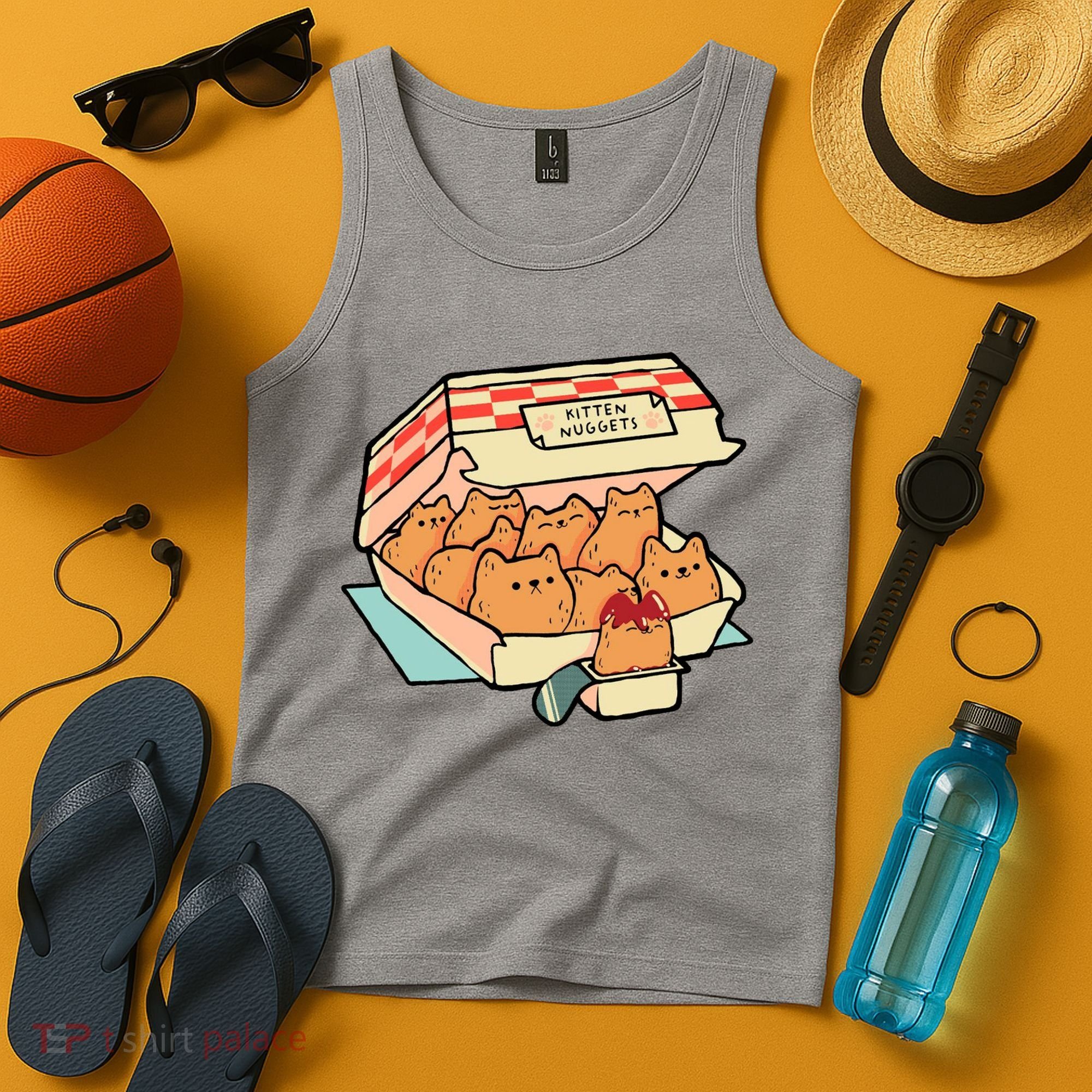 Kitten Nuggets Funny Cat Lover Gift Tank Top