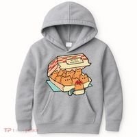 Kitten Nuggets Funny Cat Lover Gift Kids Hoodie thumb 0