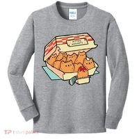 Kitten Nuggets Funny Cat Lover Gift Kids Long Sleeve Shirt thumb 0
