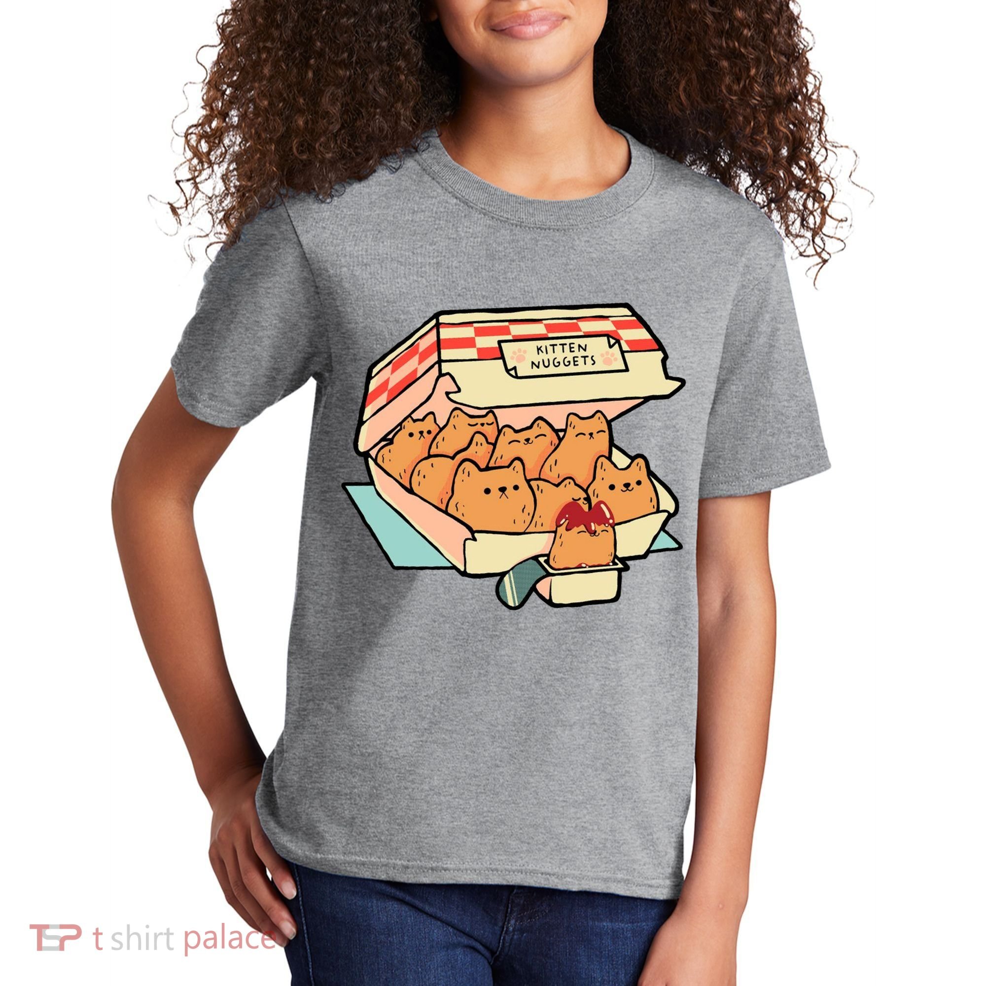 Kitten Nuggets Funny Cat Lover Gift Kids T-Shirt