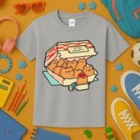 Kitten Nuggets Funny Cat Lover Gift Kids T-Shirt thumb 3