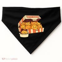 Kitten Nuggets Funny Cats And Chicken Nuggets Lover Funny Cat USA-Made Doggie Bandana thumb 0