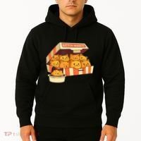Kitten Nuggets Funny Cats And Chicken Nuggets Lover Funny Cat Hoodie thumb 2
