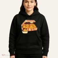 Kitten Nuggets Funny Cats And Chicken Nuggets Lover Funny Cat Hoodie thumb 5