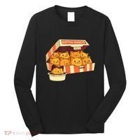 Kitten Nuggets Funny Cats And Chicken Nuggets Lover Funny Cat Long Sleeve Shirt thumb 0