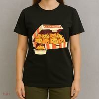 Kitten Nuggets Funny Cats And Chicken Nuggets Lover Funny Cat T-Shirt thumb 4
