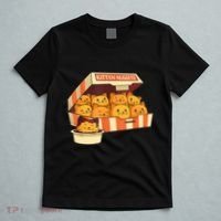 Kitten Nuggets Funny Cats And Chicken Nuggets Lover Funny Cat T-Shirt thumb 5