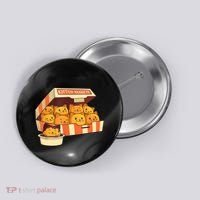 Kitten Nuggets Funny Cats And Chicken Nuggets Lover Funny Cat Button thumb 0