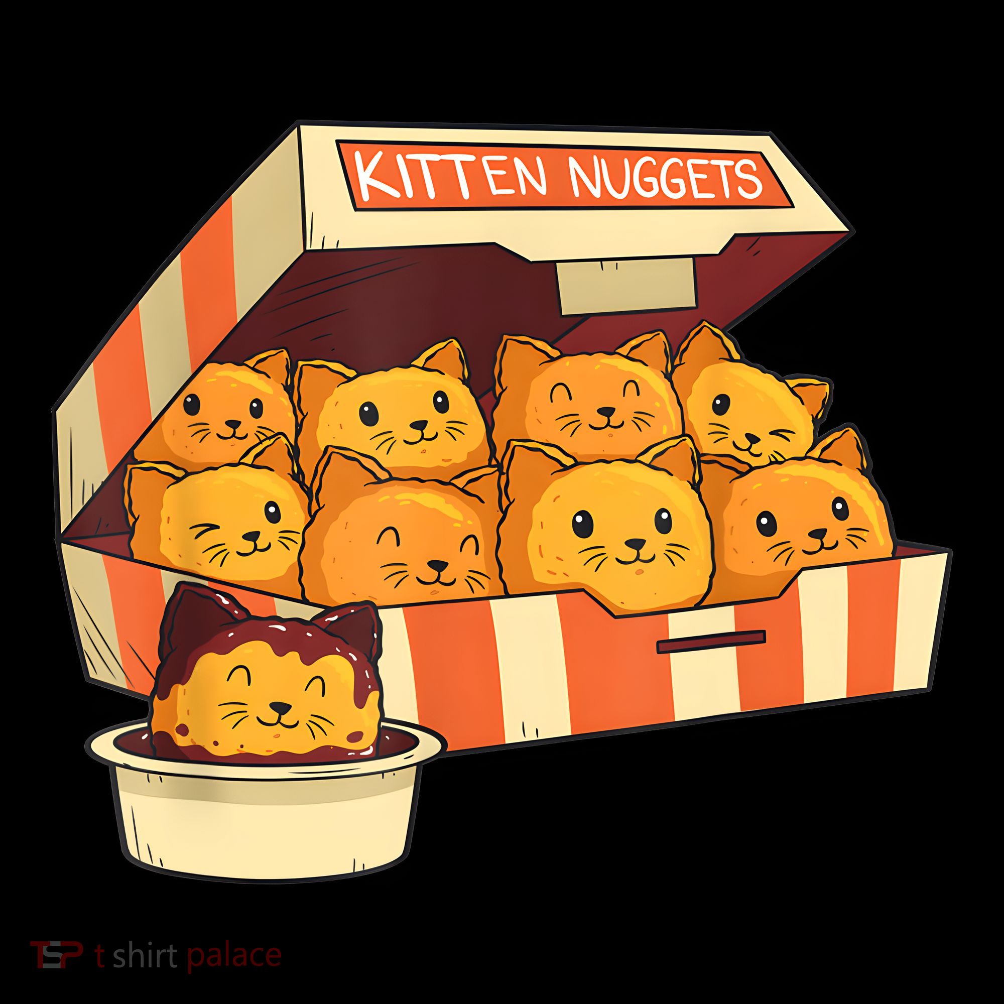 Kitten Nuggets Funny Cats And Chicken Nuggets Lover Funny Cat Coffee Mug