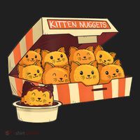 Kitten Nuggets Funny Cats And Chicken Nuggets Lover Funny Cat Beanie thumb 2