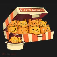 Kitten Nuggets Funny Cats And Chicken Nuggets Lover Funny Cat Women's Hoodie thumb 2