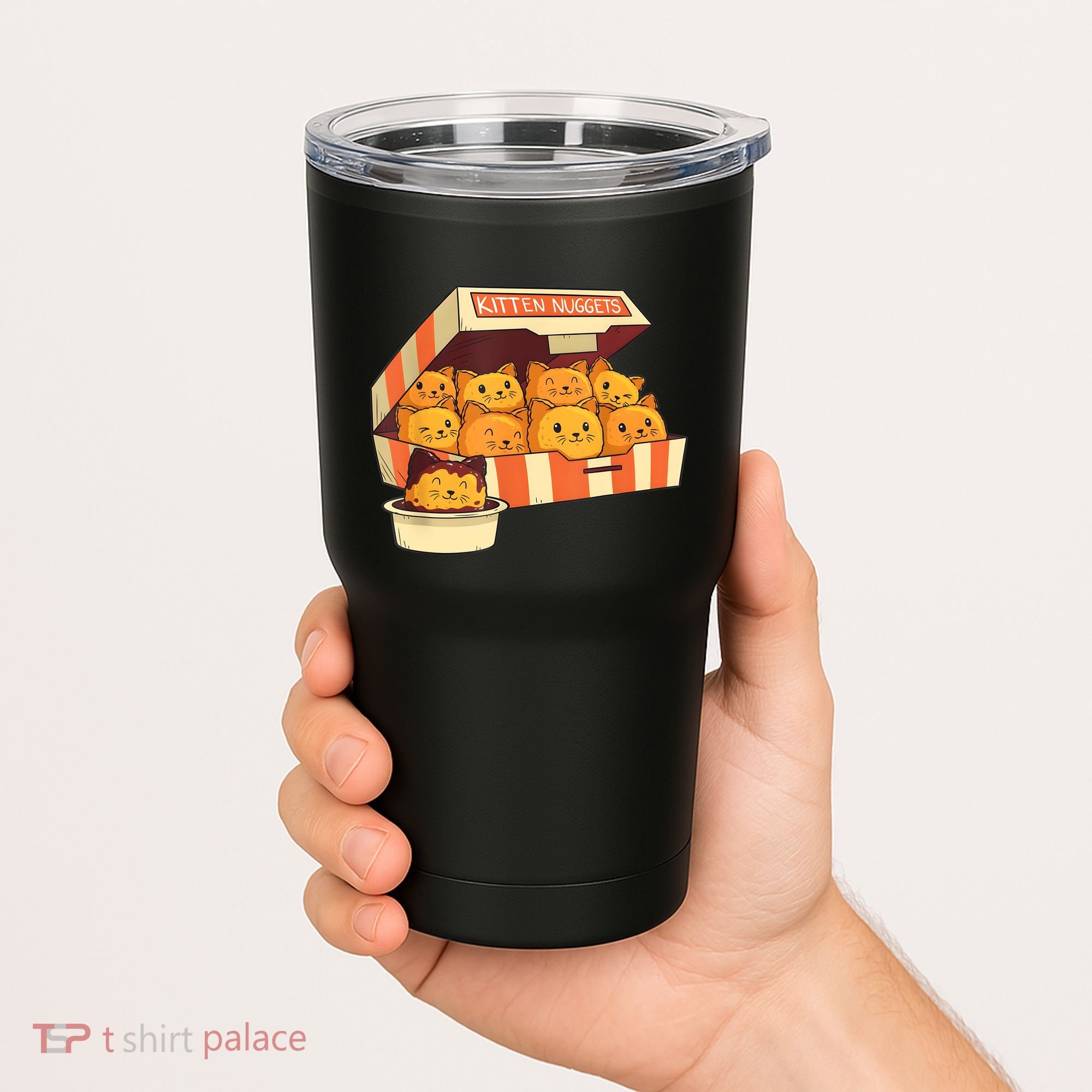 Kitten Nuggets Funny Cats And Chicken Nuggets Lover Funny Cat Tumbler