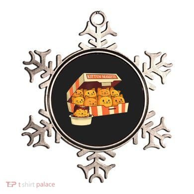 Kitten Nuggets Funny Cats And Chicken Nuggets Lover Funny Cat Ornament