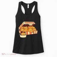 Kitten Nuggets Funny Cats And Chicken Nuggets Lover Funny Cat Women's Tank Top thumb 0