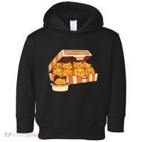 Kitten Nuggets Funny Cats And Chicken Nuggets Lover Funny Cat Toddler Hoodie thumb 0