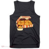 Kitten Nuggets Funny Cats And Chicken Nuggets Lover Funny Cat Tank Top thumb 0