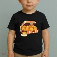 Kitten Nuggets Funny Cats And Chicken Nuggets Lover Funny Cat Toddler T-Shirt thumb 2