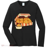 Kitten Nuggets Funny Cats And Chicken Nuggets Lover Funny Cat Women's Long Sleeve Shirt thumb 0