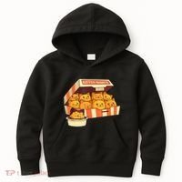 Kitten Nuggets Funny Cats And Chicken Nuggets Lover Funny Cat Kids Hoodie thumb 0