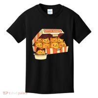 Kitten Nuggets Funny Cats And Chicken Nuggets Lover Funny Cat Kids T-Shirt thumb 0