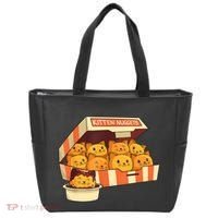 Kitten Nuggets Funny Cats And Chicken Nuggets Lover Funny Cat Tote Bag thumb 0