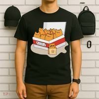 Kitten Nuggets Food Pun Gifts For, Women, Cat Lover T-Shirt thumb 6