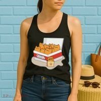 Kitten Nuggets Food Pun Gifts For, Women, Cat Lover Women's Tank Top thumb 2